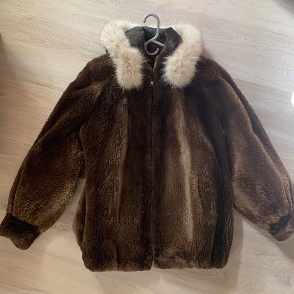 Sheared Beaver shirt fur coat